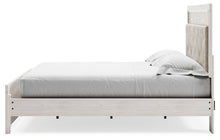 Altyra - White - King Panel Bed With Upholstered Headboard