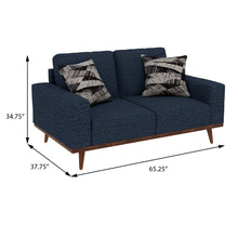 Heath - Loveseat - Etna Blue