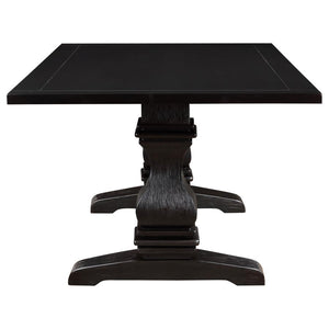 Parkins - Rectangular Dining Table - Rustic Espresso