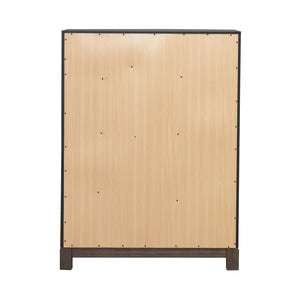 Modern Edge - 5 Drawer Chest - Brown