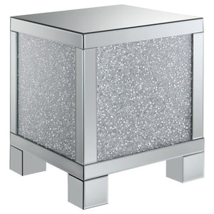 Gillian - Mirrored Coffee Table Set