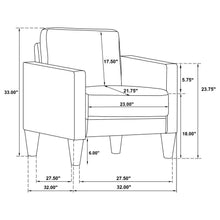Ruth - Upholstered Track Arm Accent Chair