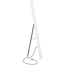 Glendora - LED Standing Mirror Bluetooth Speakers - Pearl Silver