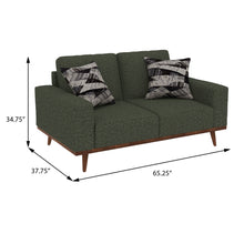 Heath - Loveseat - Dark Olive
