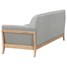 Vaughn - Fabric Upholstered Flared Arm Sofa - Gray