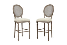 Salerno - 30" Barstool (Set of 2) - Sand Gray