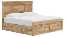 Makidern - Panel Storage Bed With Under Bed Storage Unit And Storage Footboard