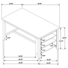 Elliston - Counter Height Dining Table - Dark Gray