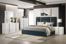Ines - Fabric Upholstered Panel Bed
