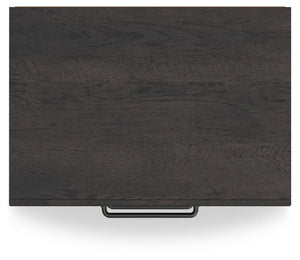 Hollivern - Dark Gray - Two Drawer Night Stand