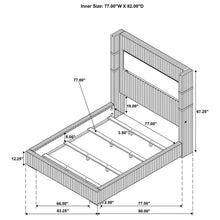 Tisdall - Upholstered Fireplace Bed