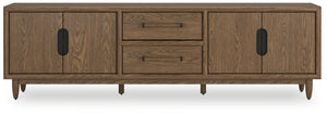 Roanhowe - Extra Large TV Stand - Brown