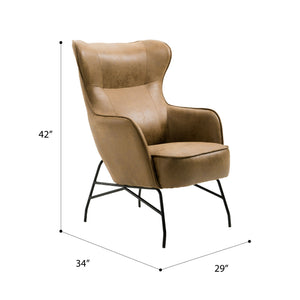 Franky - Accent Chair - Badlands Saddle