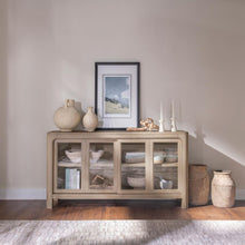 Solano - Sliding Door Dining Sideboard Server - Weathered Mango