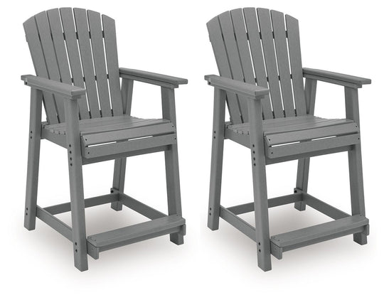 Sanctuary Beach - Barstool (Set of 2) - Dark Gray