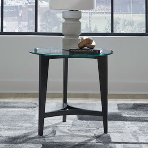 Capri - Round End Table - Brown