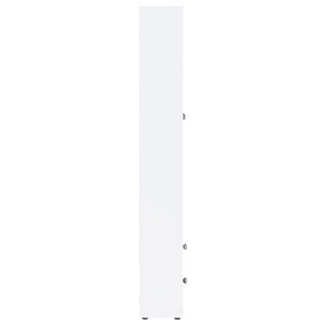 Hawthorne - 4-Shelf Glass Door Tall Cabinet With Drawers