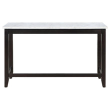 Toby - Marble Counter Dining Table - Rustic Espresso
