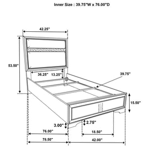 Miranda - Upholstered Panel Bed