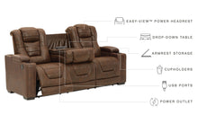 Owner's - Thyme - PWR REC Sofa with ADJ Headrest