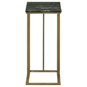 Vicente - Marble Top C-Shaped Sofa Side Table