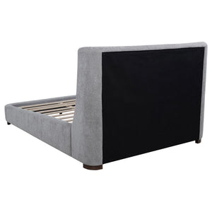 Rennes - Upholstered Wingback Platform Bed