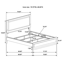 Caraway - Wood LED Panel Bed