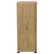 Bristol - 6-Shelf Engineered Wood Shoe Cabinet - Golden Oak