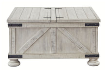 Carynhurst - Whitewash - Cocktail Table with Storage