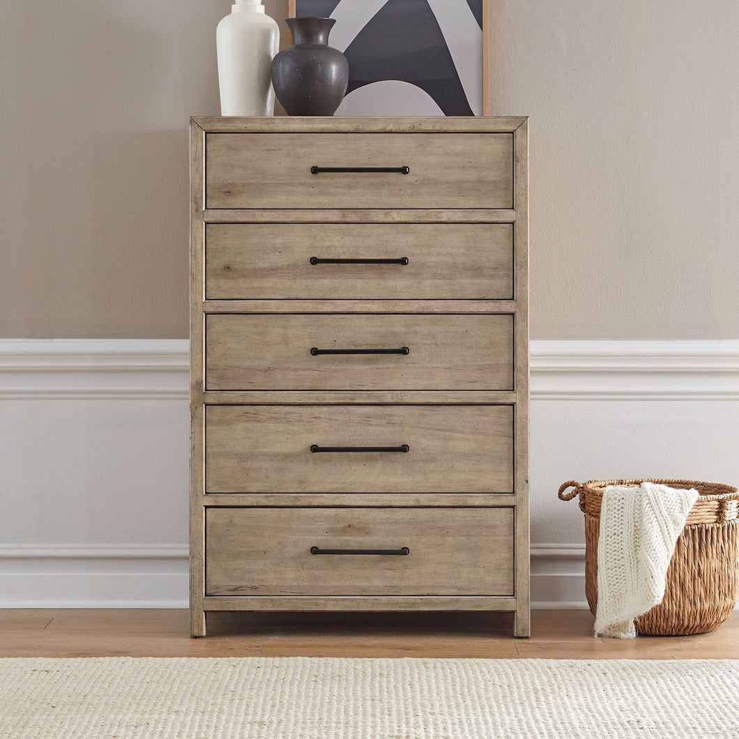 Proximity Place - 5 Drawer Chest - Brown