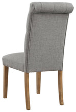 Harvina - Gray - Dining UPH Side Chair (Set of 2)