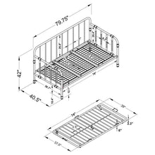 Marina - Metal Daybed With Trundle