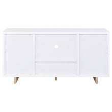 Dalton - 2 Door Storage Credenza - White And Distressed Pine