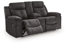 Brysonview - Double Reclining Loveseat With Console - Charcoal