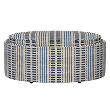 Casey - Ottoman With Tray - Old Town Stripe