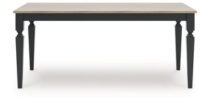 Brenkerton - Rectangular Dining Room Table - Grayish Brown / Black