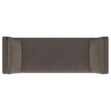 Robin - Upholstered Accent Bench With Armrests - Brown