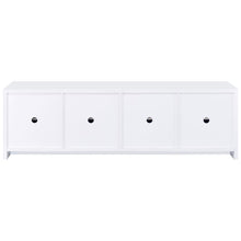 Laughlin - 4 Door Engineered Wood TV Stand - White