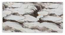 Jeshina - Dark Brown / Beige - Dining Table