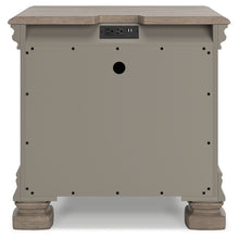 Lexorne - Three Drawer Night Stand - Gray