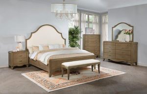 Revello - Upholstered Bench - Washed Mango