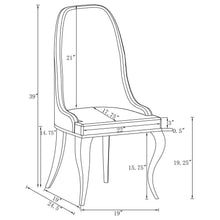 Antoine - Rectangle Glass Top Dining Table Set