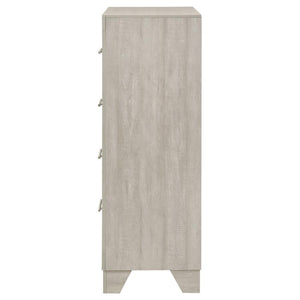 Trenton - 4-Drawer Bedroom Chest Of Drawers - Rustic Cream