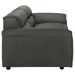 Buxton - Top Grain Leather Upholstered Sofa