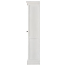 Tammi - 2 Door Wood Tall Cabinet - Distressed White And Brown