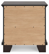 Covetown - Dark Brown - Two Drawer Night Stand