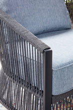 Bridges Beach - Loveseat, Lounge Chairs, Table Set (Set of 4) - Gray