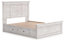 Makidern - Panel Storage Bed With Under Bed Storage Unit
