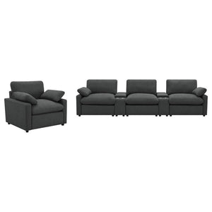 Collins - 5-Piece Power Reclining Home Theater Seating