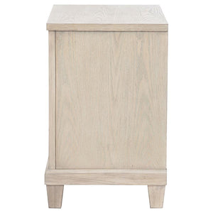 Pembroke - 2-Drawer Nightstand Bedside Table - Washed Oak